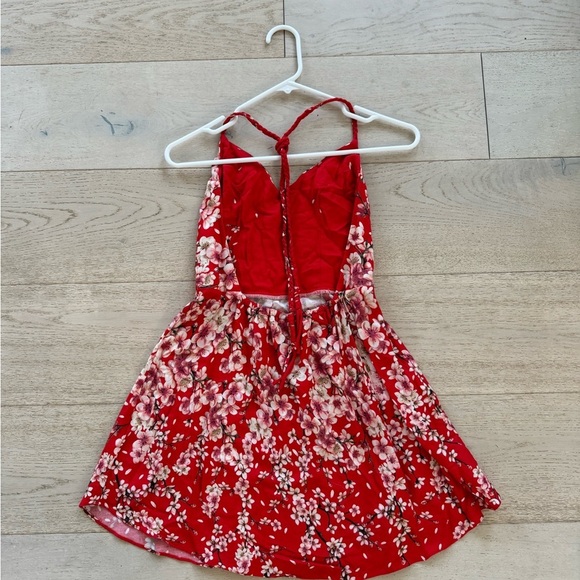 NWT Farm Rio Daisy Mini halter Dress cherry blossoms orient Size P - Picture 4 of 6